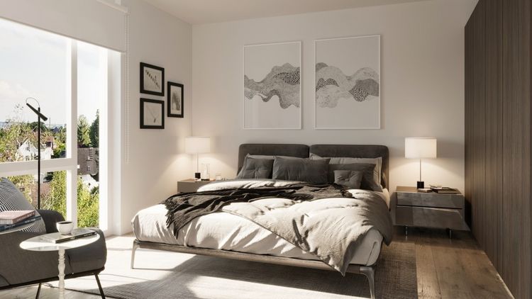 Neubau - Biebricher Allee: 3 Zimmerwohnung mit Hobbyraum!